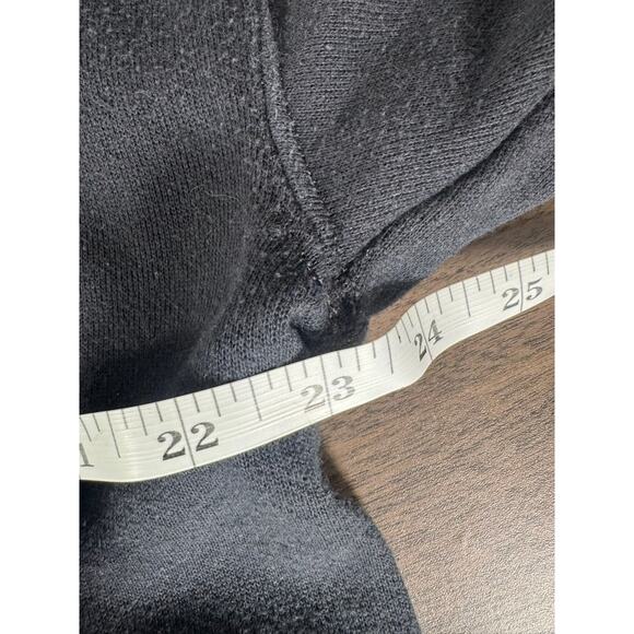 VTG 1992 Christmas Sweatshirt XL Season’s Greetings Poinsettia Black Holiday0 - Picture 7 of 9